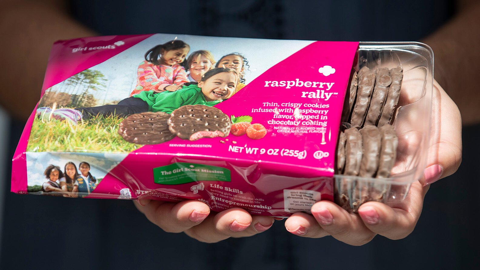 raspberry girl scout cookies